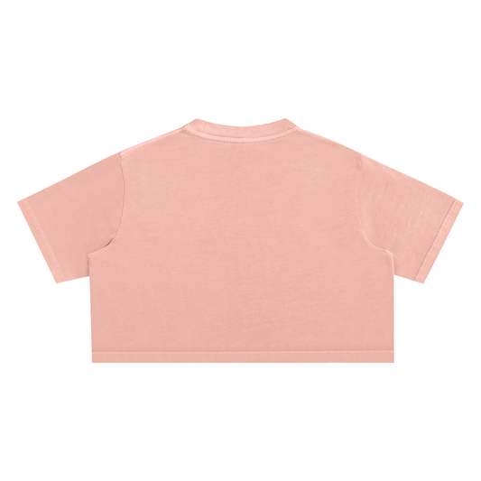 Women's "Shrimp" Color Crop Top
